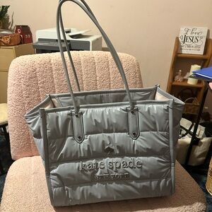 Kate Spade Gray Tote Bag